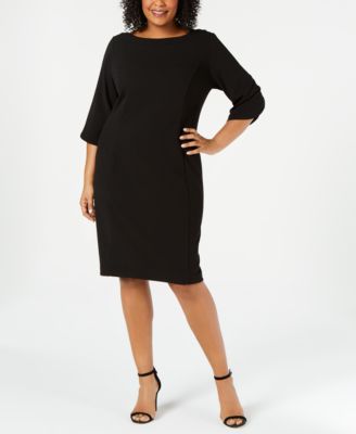 macy's calvin klein dress plus size