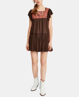 Free People Day Glow Mini Dress Macy s