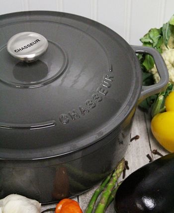 Chasseur 7.25-Quart Cast Iron Dutch Oven in the Cooking Pots department at