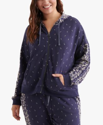 macys plus size lucky brand tops