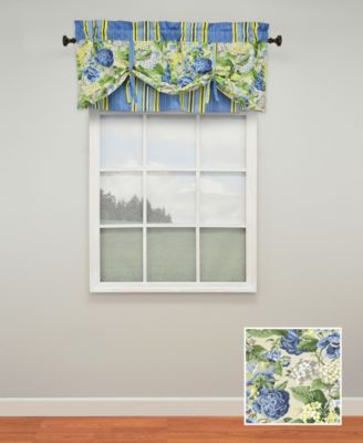 Waverly - Floral Flourish Lined window valance