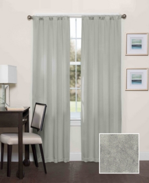Eclipse Darrell Thermaweave Blackout Panel, 37" X 95" In Grey