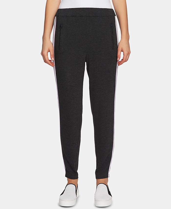 1.STATE Ribbon-Trim Jersey Track Pants & Reviews - Pants & Capris