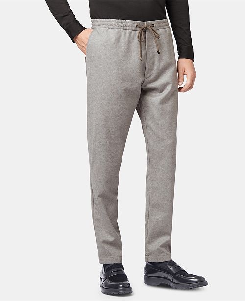 Hugo Boss Boss Men S Kirio Relaxed Fit Virgin Wool Trousers Reviews Pants Men Macy S