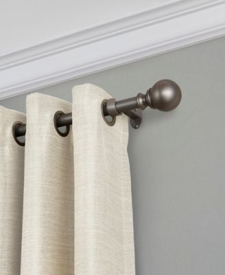 Cordelia Adjustable Curtain Rods with Ball Finials