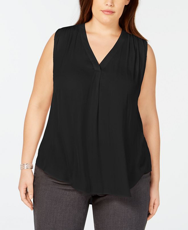 macys womens v neck tops