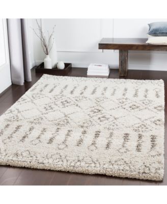CLOSEOUT! Serengeti Shag SGT-2314 Taupe 5'3" x 7'3" Area Rug