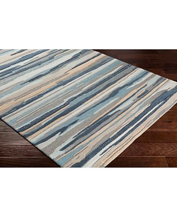 Surya - Vernier VRN-1010 Navy 5' x 7'6" Area Rug