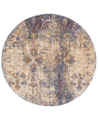 Taza Lavar 5' Round Area Rug