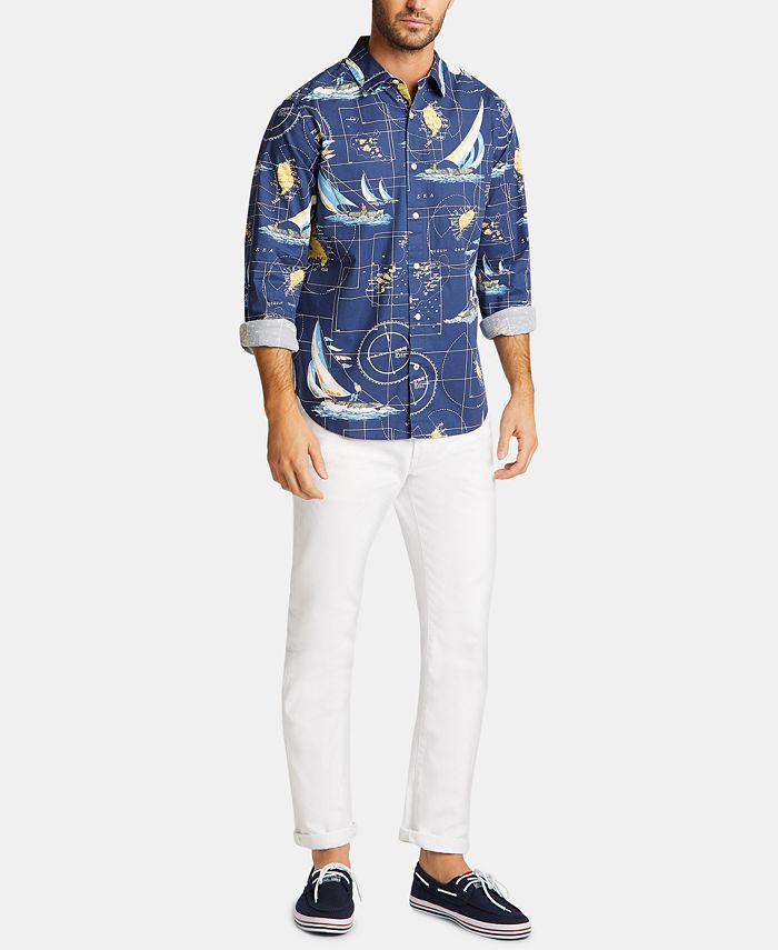 Nautica Nautica Men's Sailboat Shirt, Created for Macy's - Macy's