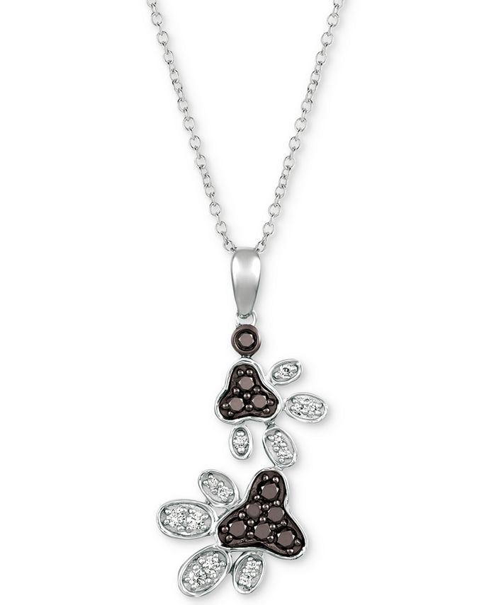 Levian dog paw necklace clearance