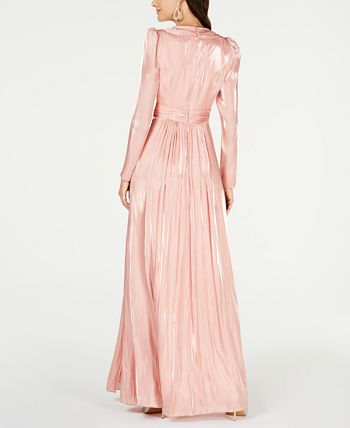 Rachel Zoe Rosalie Pleated Deep V Gown Macy s