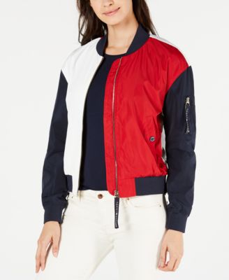 red tommy hilfiger jacket womens