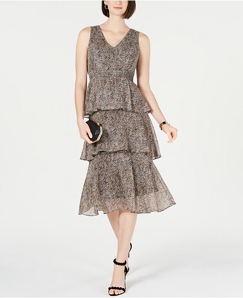 Inc International Concepts Inc Printed Tiered Midi Dress Created