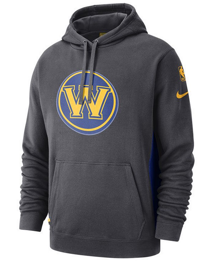 Nike Men's Golden State Warriors Earned Edition Courtside Hoodie - Macy's