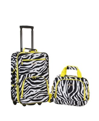 zebra luggage sets clearance