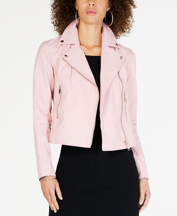 Michael Kors Pink Leather Jacket Cheap Sale | www.medialit.org