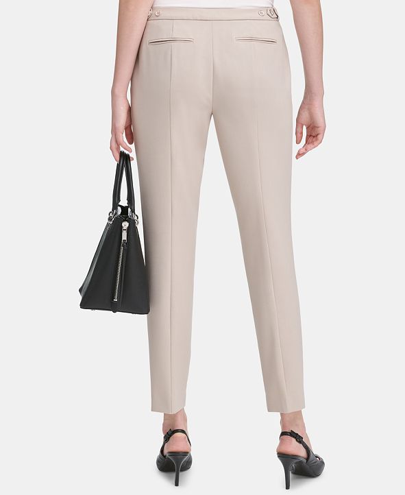 Calvin Klein Highline Straight-Leg Pants & Reviews - Pants & Leggings ...