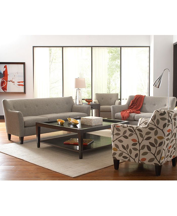 Furniture CLOSEOUT! Bastille Tables, 2 Piece Set (Square Coffee Table