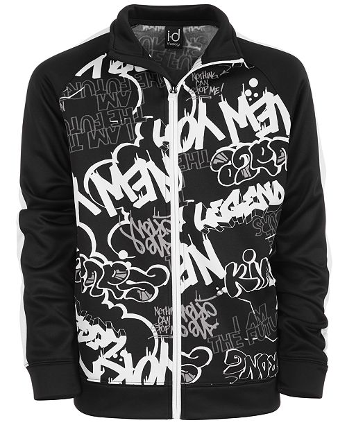 Ideology Big Boys Graffiti Print Jacket Created For Macy S Reviews Coats Jackets Kids Macy S
