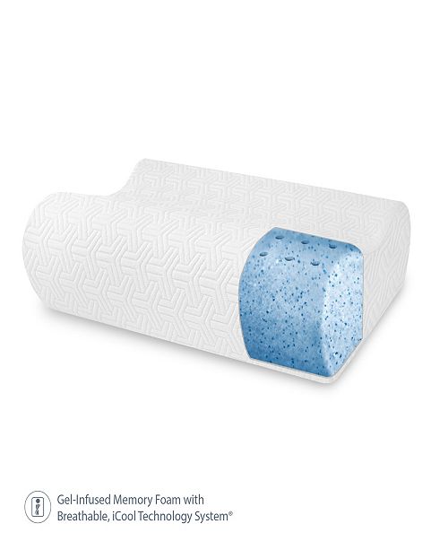 Sensorpedic Majestic Gel Infused Memory Foam Contour Pillow