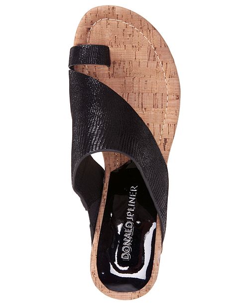 Donald Pliner Gyer Wedge Sandals & Reviews - Sandals & Flip Flops ...