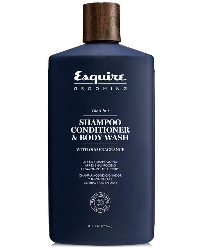 Esquire Grooming The 3In1 Shampoo, Conditioner & Body Wash, 8oz