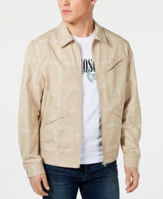 Love Moschino Men s Allover Logo Jacket Macy s