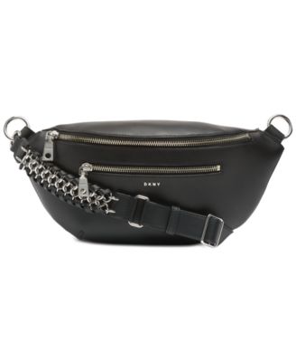 dkny belt bag black