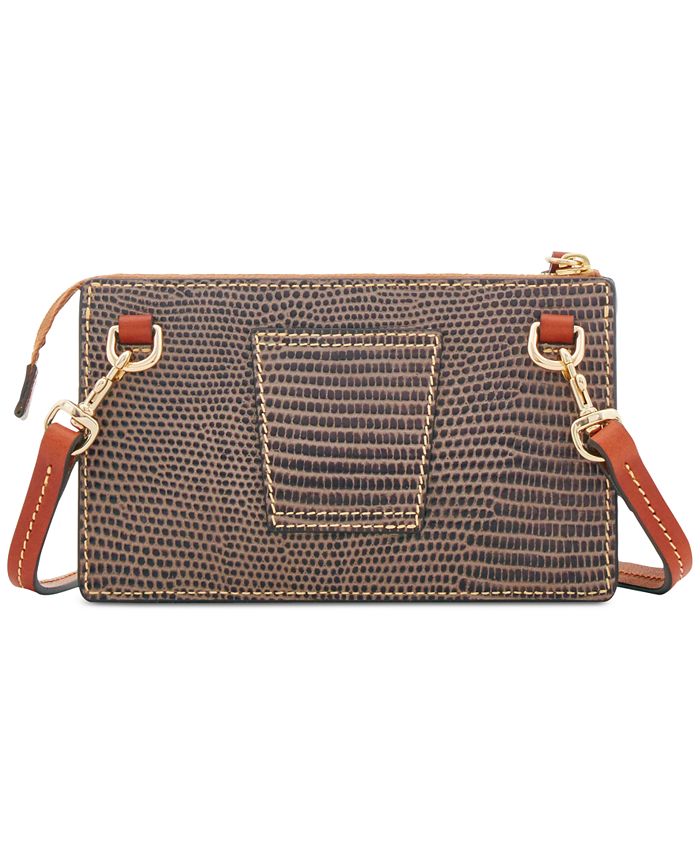 Dooney Bourke Lizard Embossed Leather Gingy Crossbody Macy s