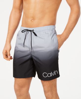 calvin klein grey swim shorts