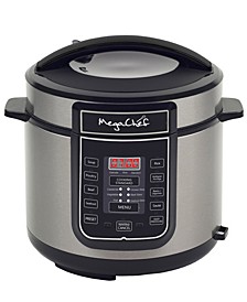 6 Quart Digital Pressure Cooker with 14 Pre-set Multi Function Features