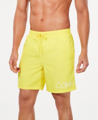 macy's calvin klein swim trunks