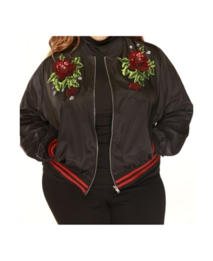 Eleven60 Love My Thick Bomber Jacket Plus
