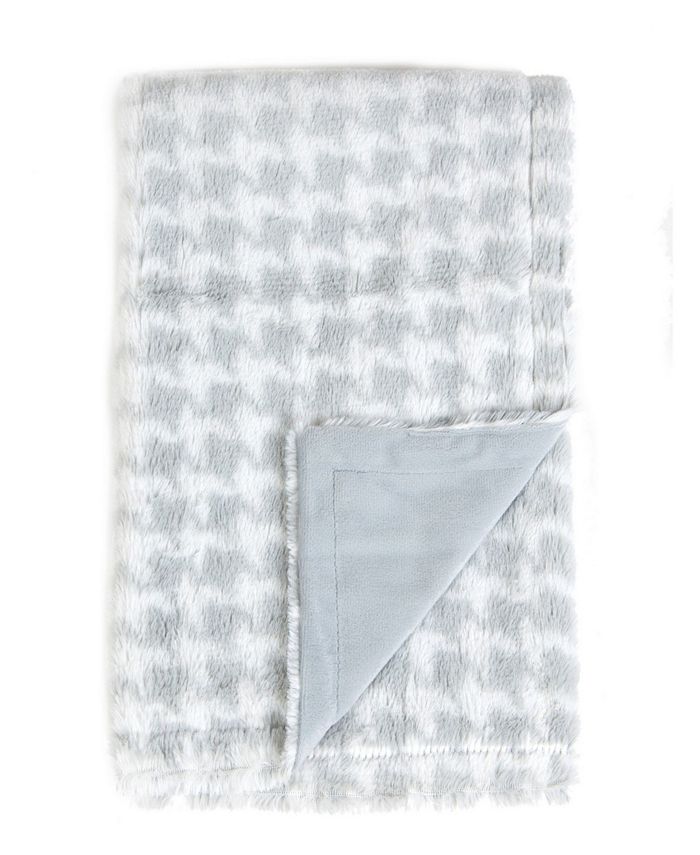 Tadpoles Plush Double Layer Baby Blanket, Houndstooth Macy's