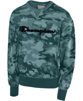 Champion Men's Camo-Print Sweatshirt 
