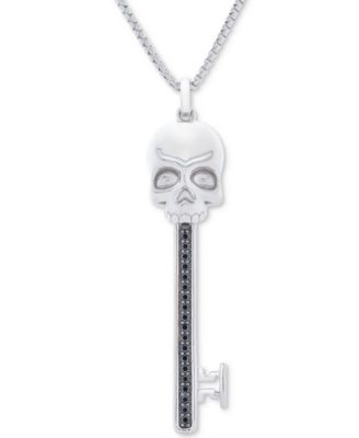 skull key necklace