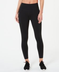 Mesh-Inset 7/8 Length Leggings