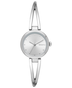 image of Dkny Women-s Crosswalk Stainless Steel Bangle Bracelet Watch 26mm