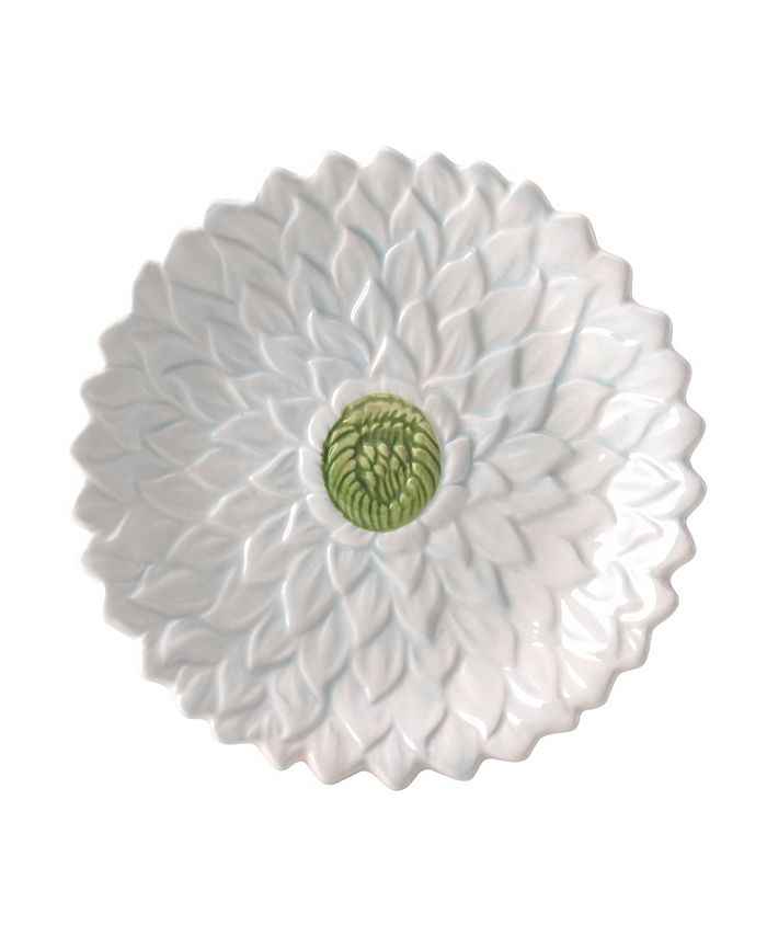 Mikasa Silk Floral Teal Appetizer Plate Macy's