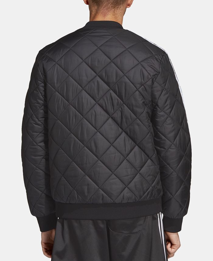 adidas Men's Originals Adicolor SST Quilted Bomber Jacket - Macy's