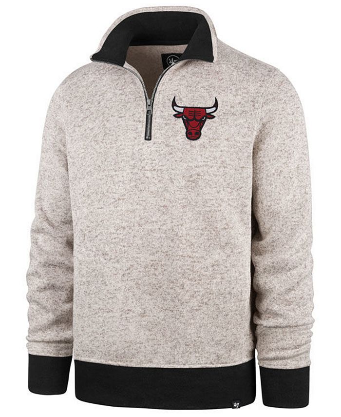 47 Brand Men s Chicago Bulls Kodiak Quarter Zip Pullover Macy s