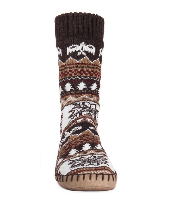 men's muk luk slipper socks