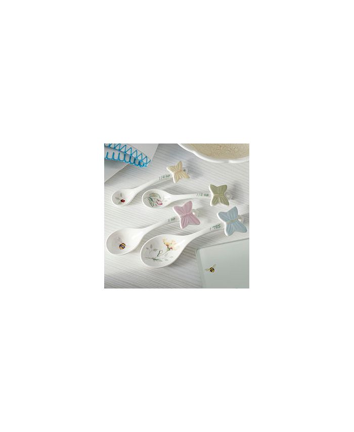 Lenox Butterfly Meadow – Set Zuppiera E Mestolo In Porcellana – Motivo Farfalle E Fiori, Multicolore