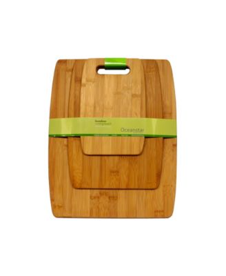 3-Piece Bamboo Cutting Board Set