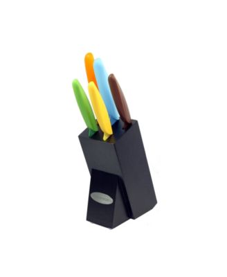 6-Piece Non-Stick Coating knife set with Block