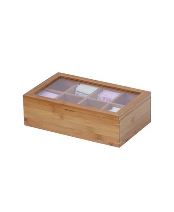 Oceanstar Bamboo Tea Box - Macy's