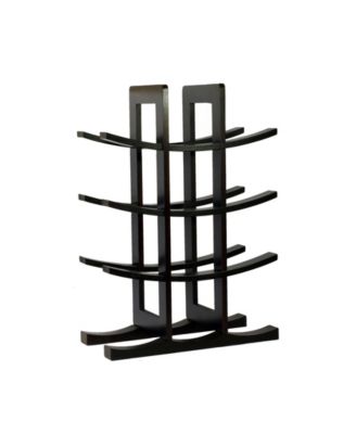 12-Bottle Bamboo Wine Rack