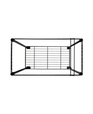 Portable 1-Tier Metal Rolling File Cart