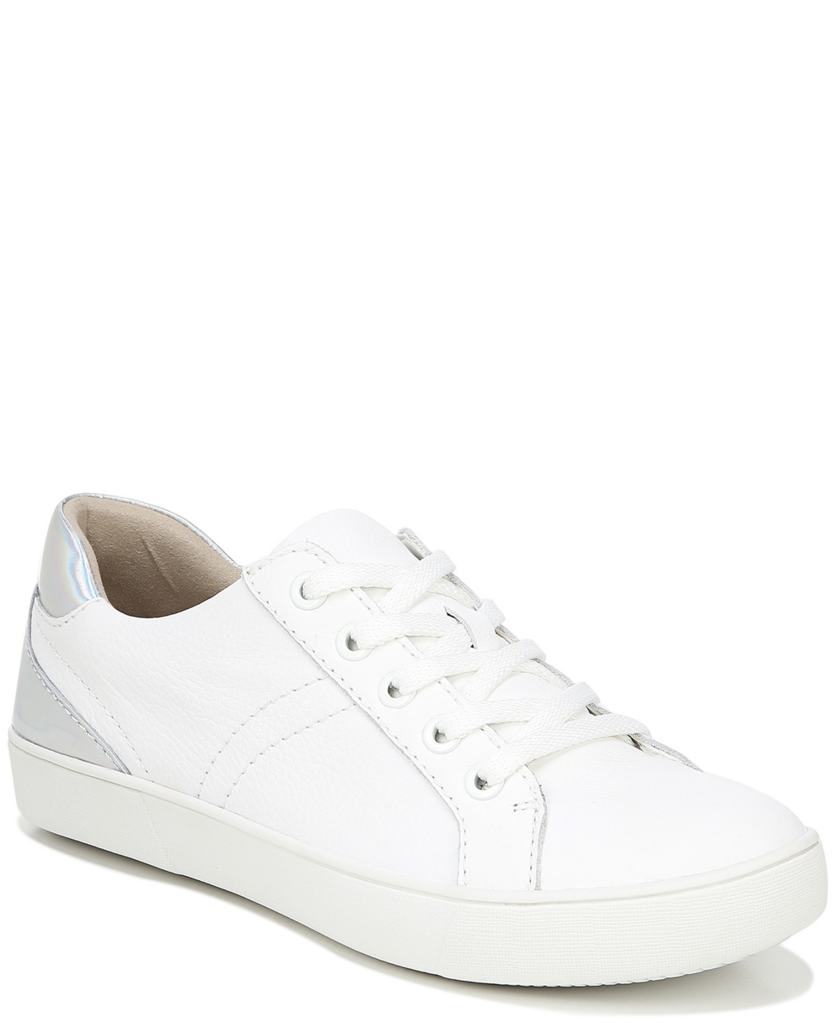 Shop Naturalizer Morrison Sneakers In White Iridescent Leather